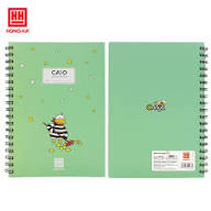 Sổ lò xo kẻ caro 200 trang B5 Hồng Hà Oringa - 4176