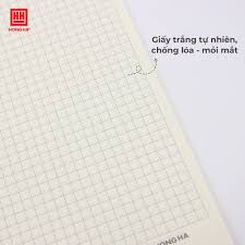 Sổ lò xo kẻ caro 200 trang B5 Hồng Hà Oringa - 4176