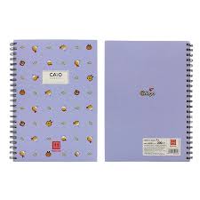 Sổ lò xo kẻ caro 200 trang A4 Hồng Hà Oringa - 4177