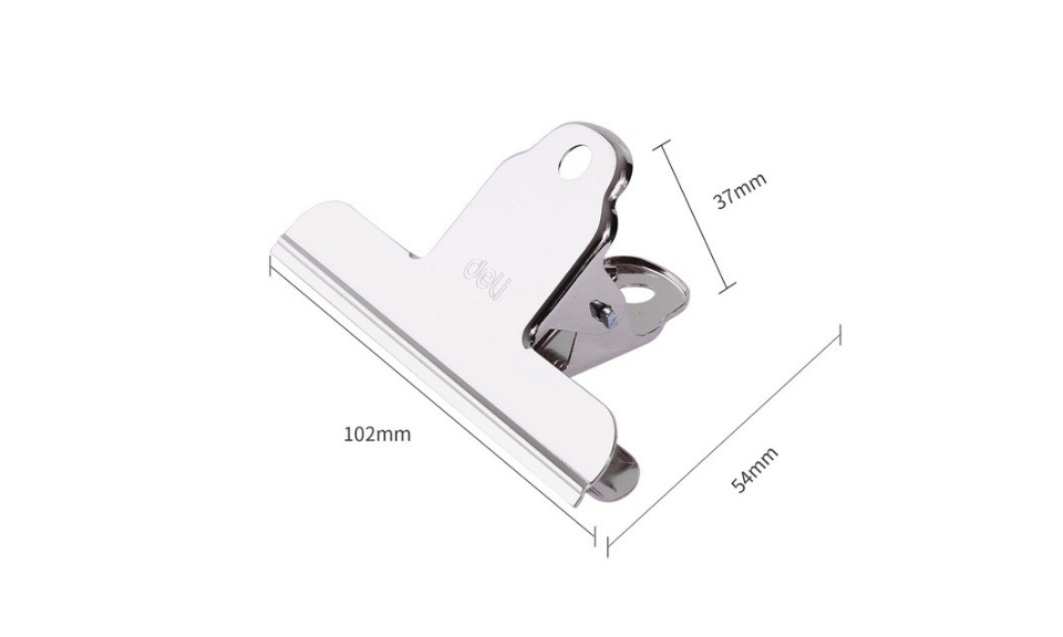 Kẹp inox Deli kẹp tài liệu