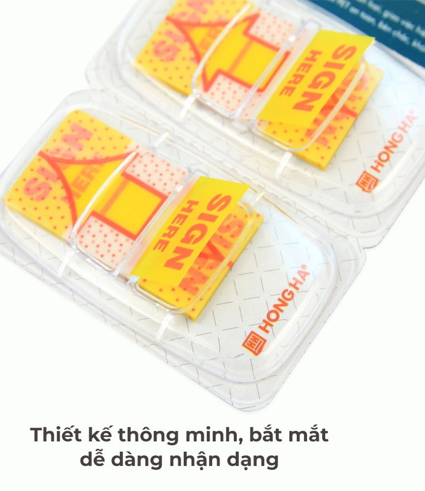 Giấy note phân trang Hồng Hà-6663