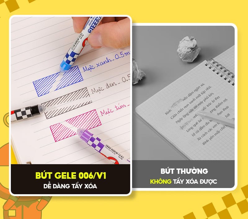 Bút gel bôi TL gele-006/V1 tím