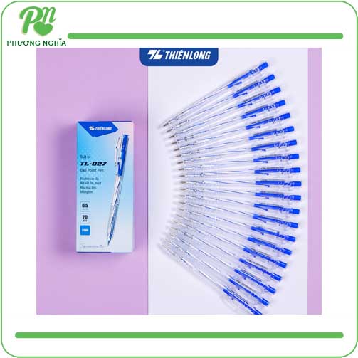 Bút bi Thiên Long TL-027 xanh/đỏ/đen