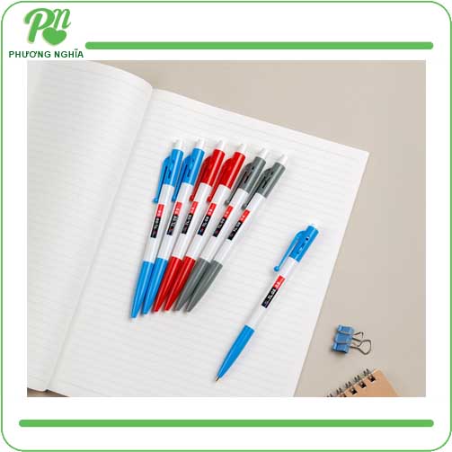Bút bi Thiên Long TL-08 xanh/đỏ/đen
