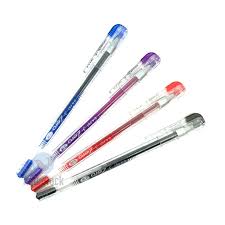 Bút gel 3-Zero xanh, đen, đỏ, tím
