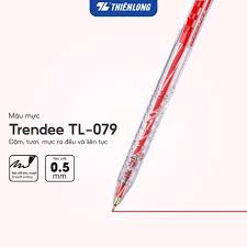 Bút bi Thiên Long TL-079 đỏ