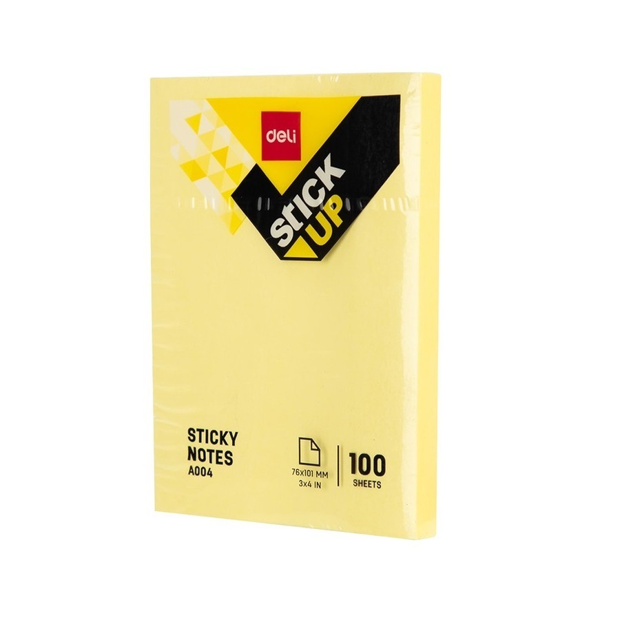 Giấy note Deli vàng