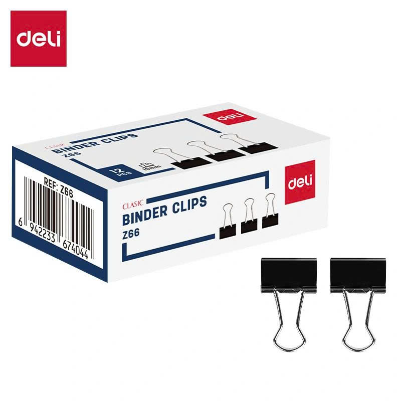 Kẹp sắt DELI - Kẹp giấy, tài liệu các cỡ