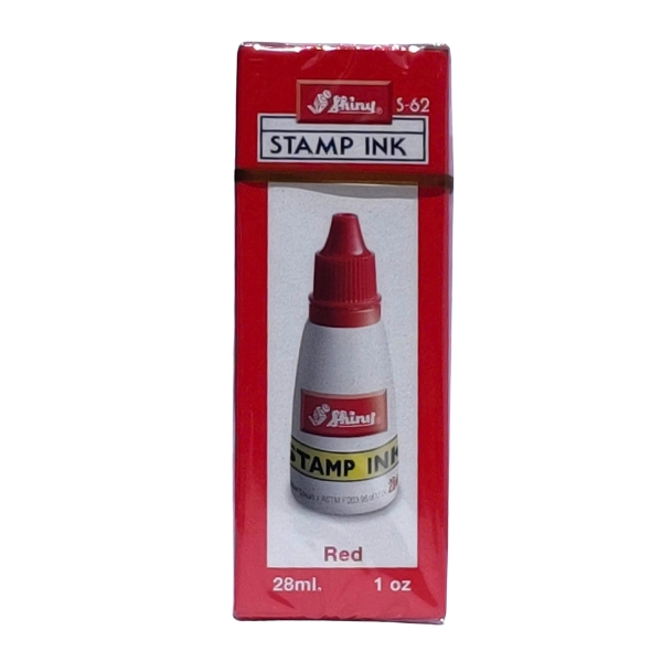 Mực dấu Shiny S-62 đỏ / S-63 xanh