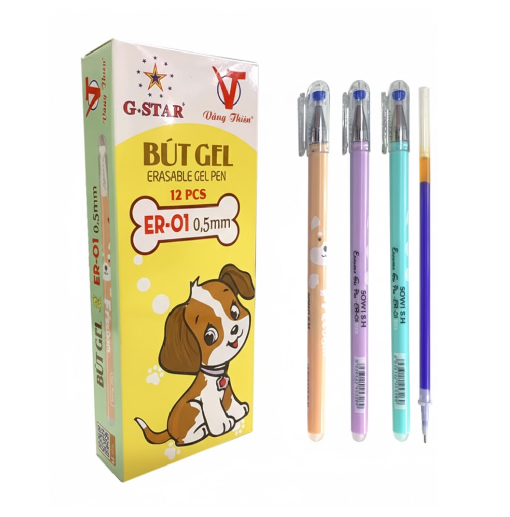 Bút gel bôi G.star ER-01 xanh/tím