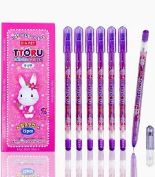 Bút gel TTORU xanh/đỏ/đen/tím