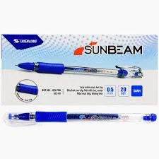 Bút gel TL Sunbeam xanh, đen, đỏ, tím
