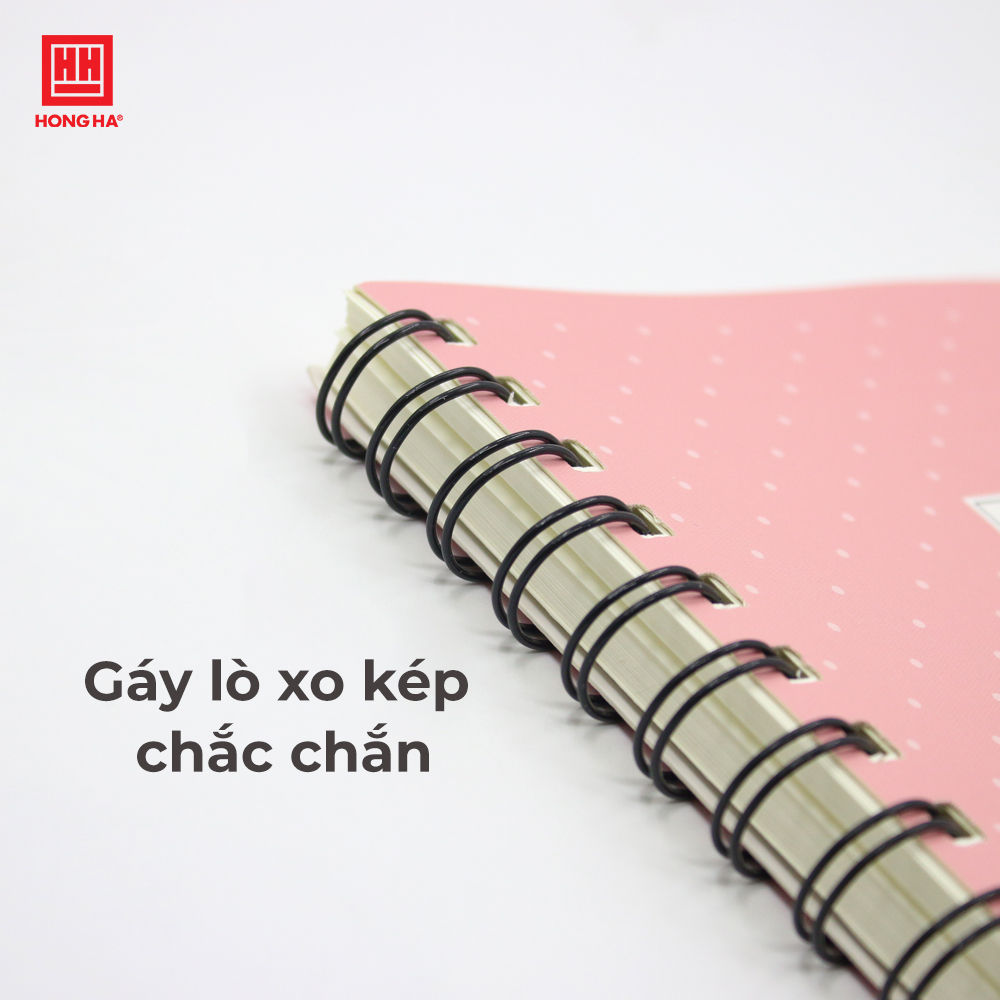 Sổ Lò Xo Caro 200 Trang B5 Hồng Hà Oringa 4176