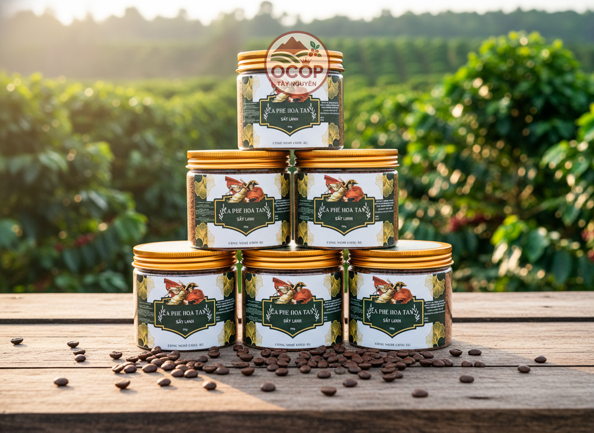 Cà Phê Hòa Tan Sấy Lạnh