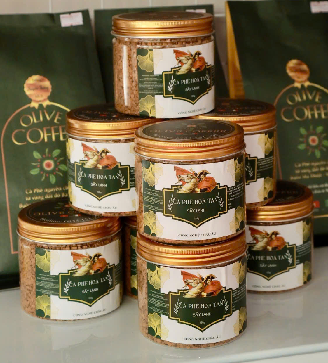 OLIVE COFFEE - CÀ PHÊ SẤY LẠNH 120G