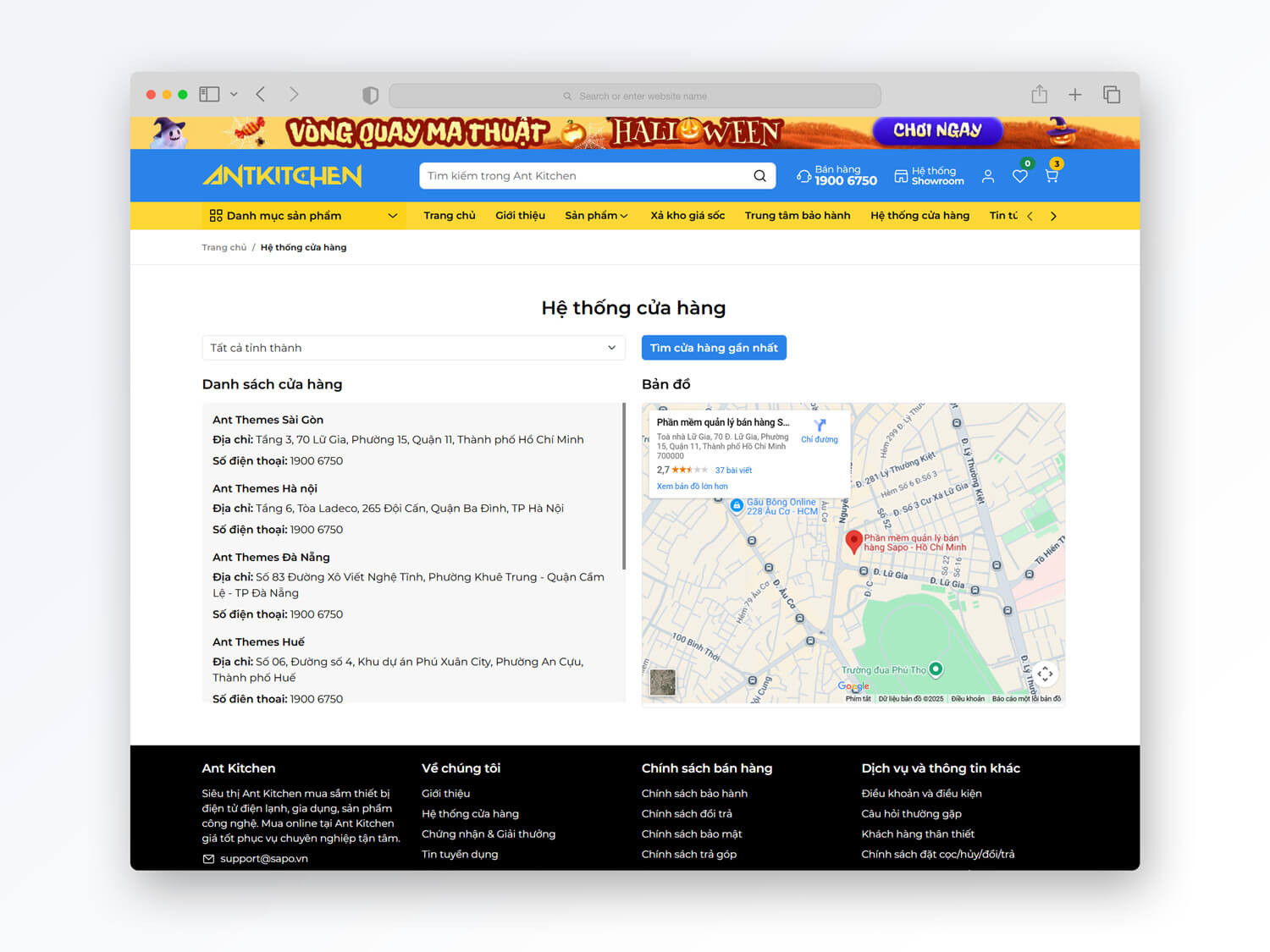 Hệ thống cửa hàng