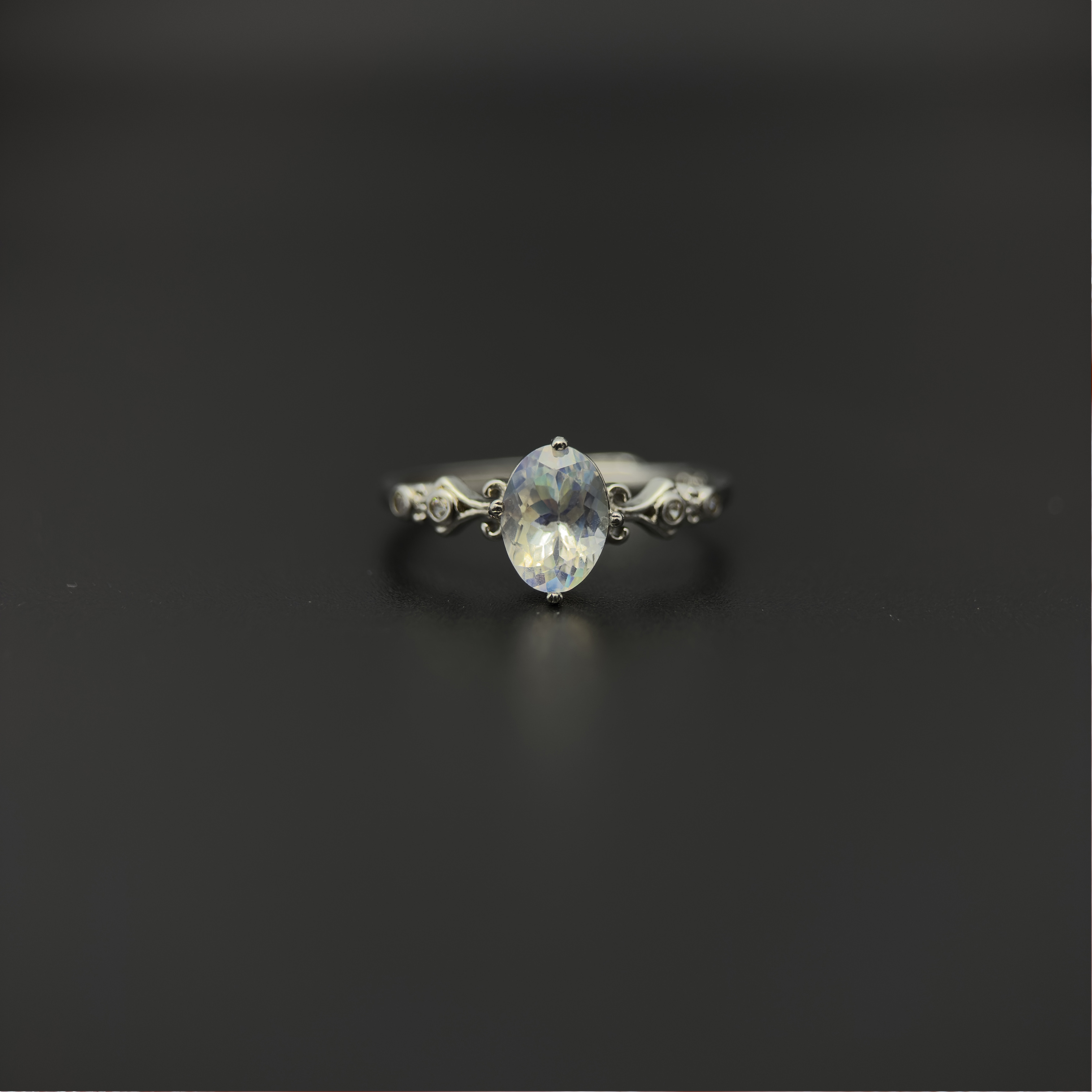 Nhẫn Đá Mặt Trăng Bạc 925 Cho Phái Đẹp TS51