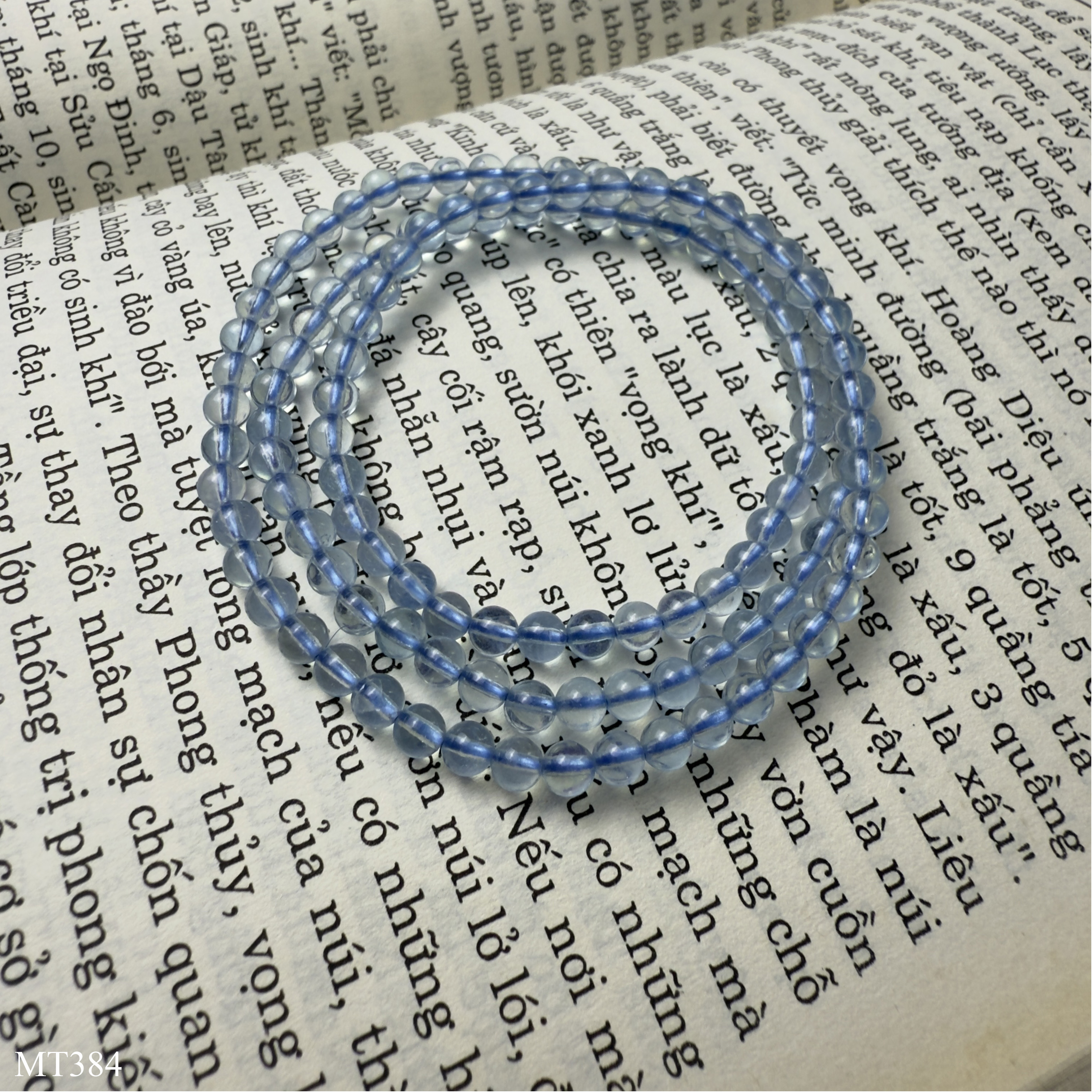 Vòng Đá Aquamarine Size 4.2mm - 4.5mm Cao Cấp