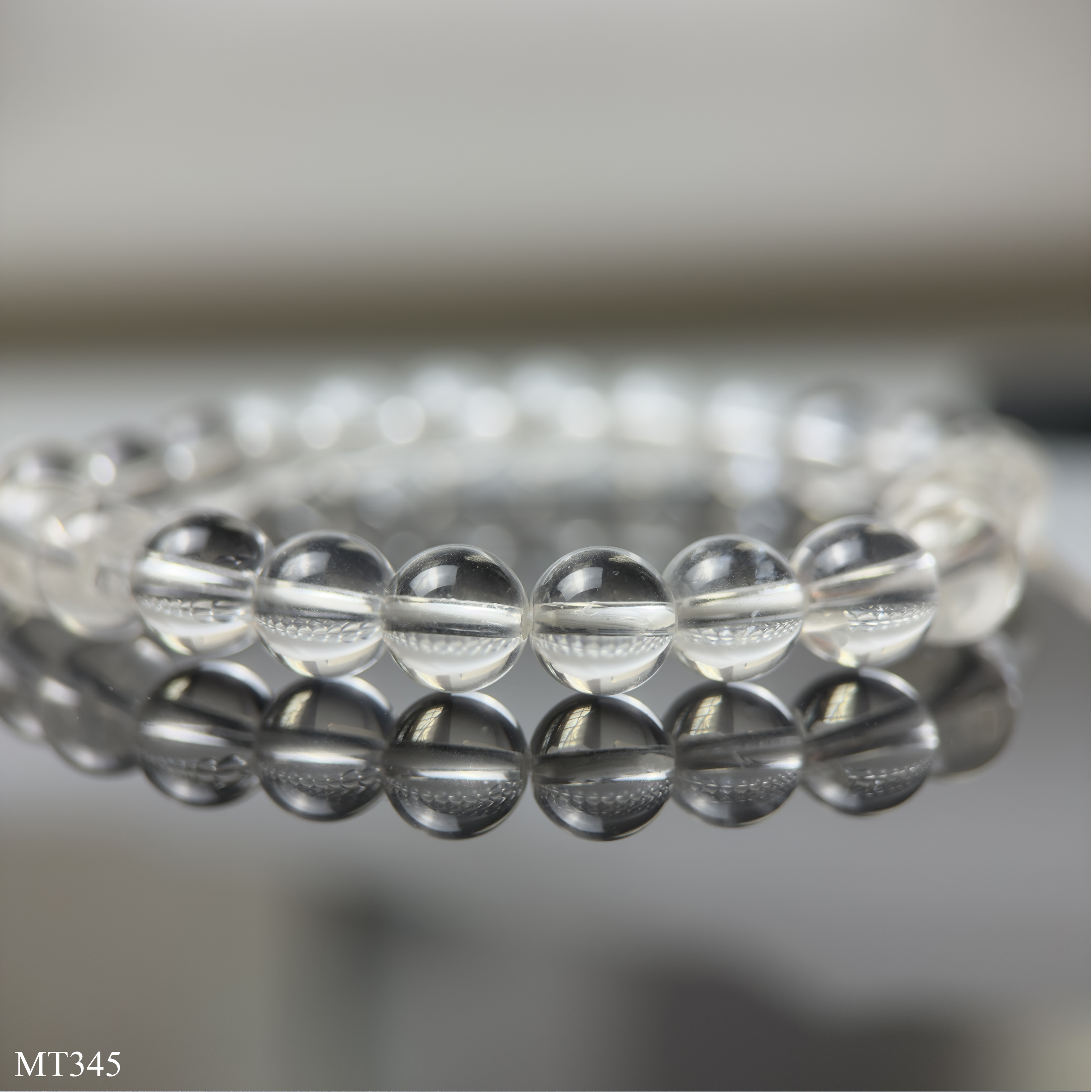 Vòng Thạch Anh Trắng Thiên Nhiên Hạt 8mm 10mm