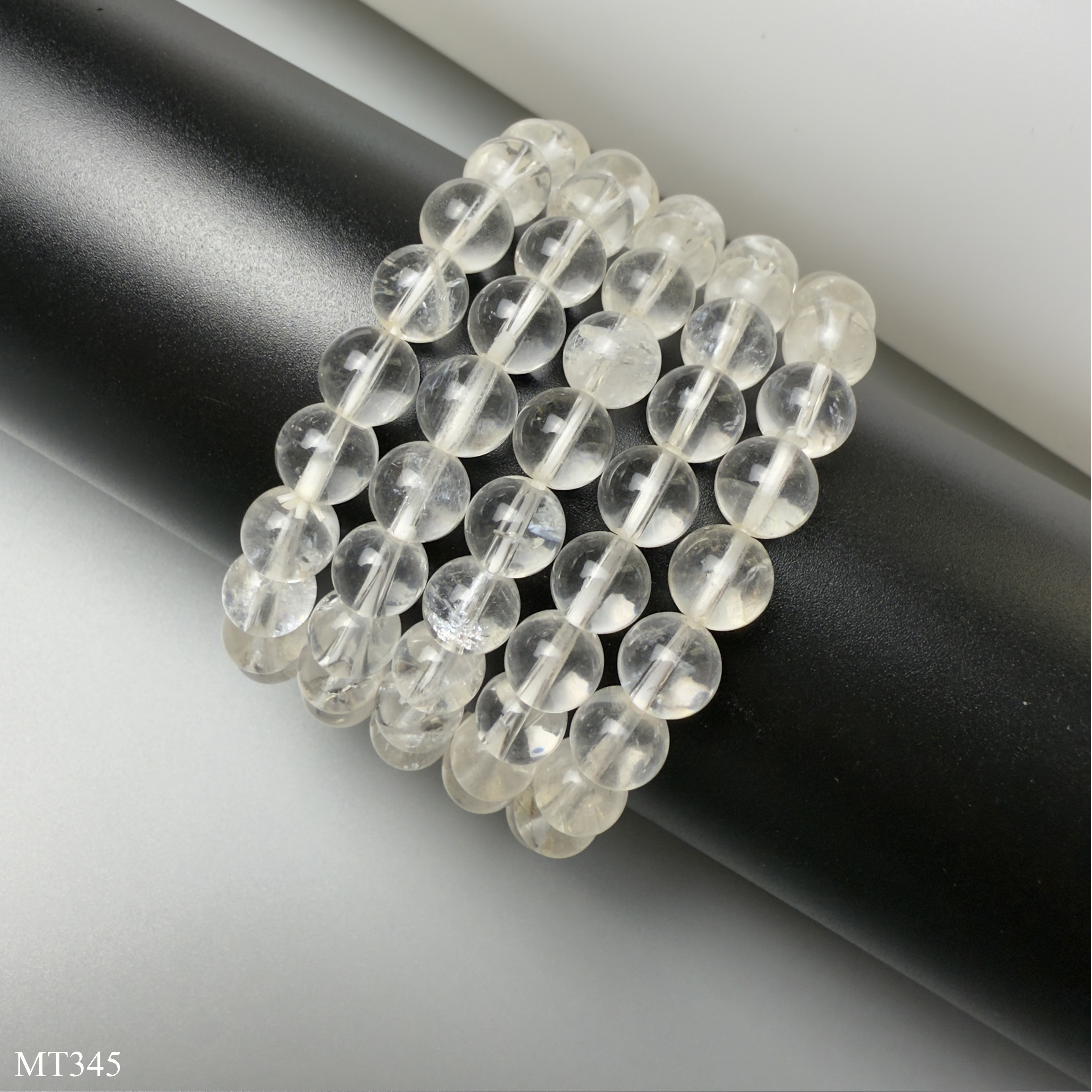 Vòng Thạch Anh Trắng Thiên Nhiên Hạt 8mm 10mm