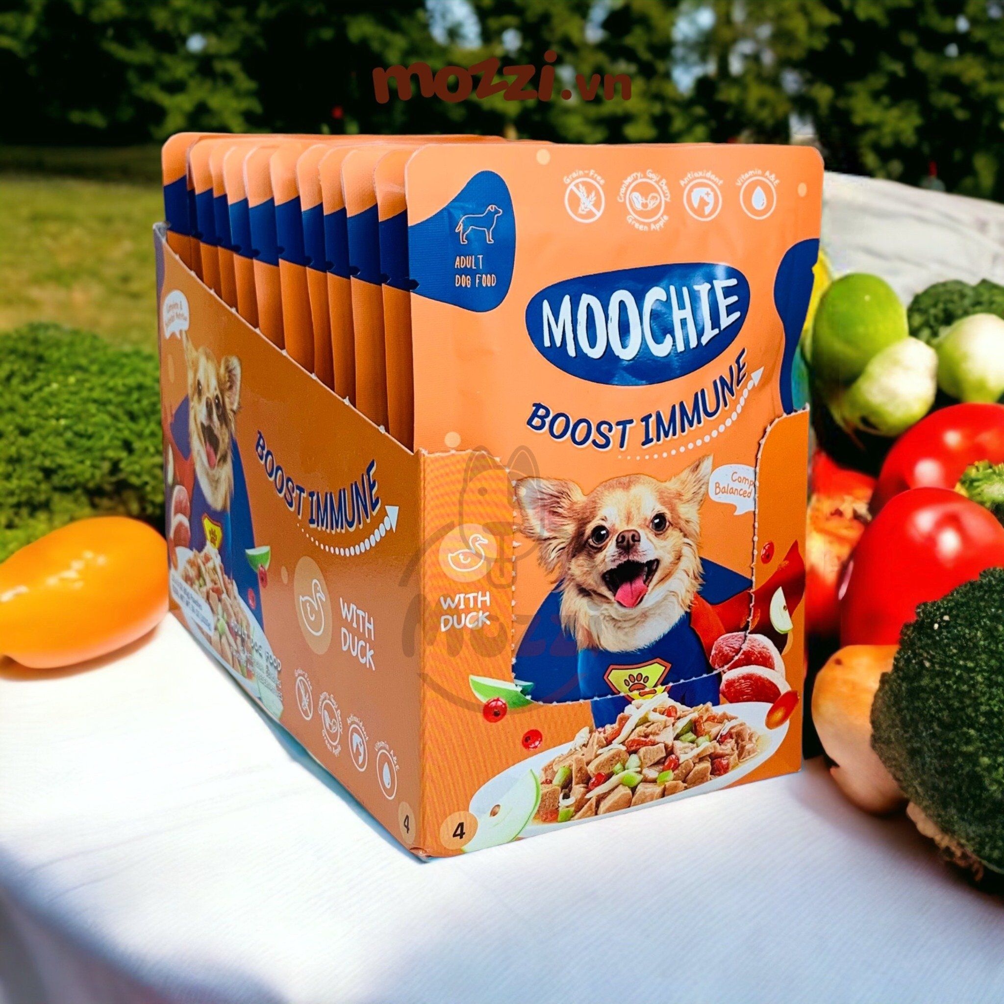 Pate Moochie cho chó gói 85g - Nhiều vị