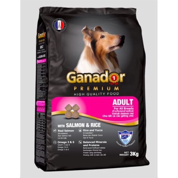 Ganador cá hồi và gạo 3kg