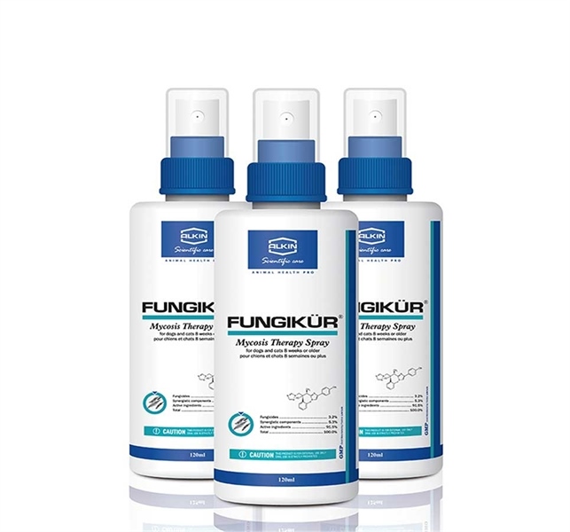 Xịt nấm da Fungikur Alkin Chai 50ml cho chó mèo