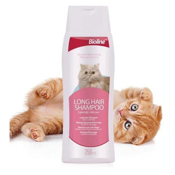 Sữa tắm Bioline cho mèo lông dài 250ml