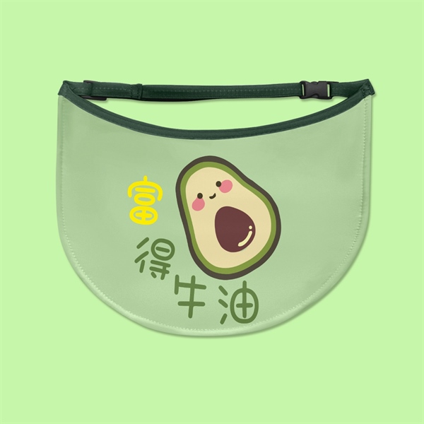 Yếm xanh lá hình trái bơ