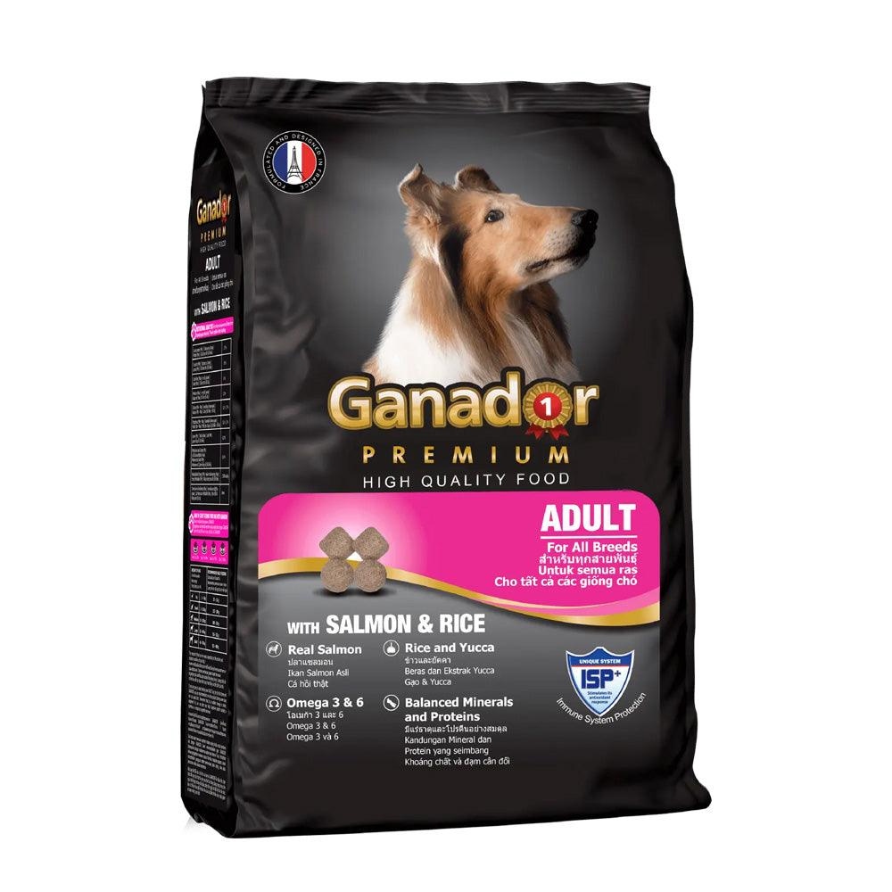 Hạt Chó - Ganador - Vị Cá hồi Gạo - Xá 10kg