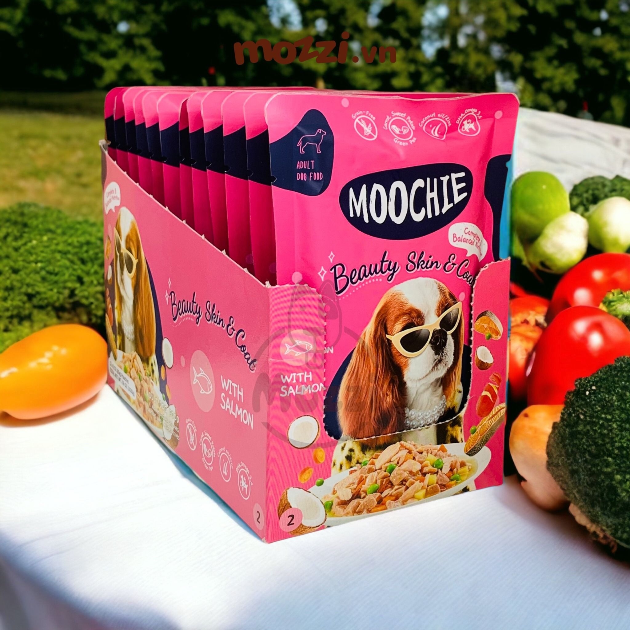 Pate Moochie cho chó gói 85g - Nhiều vị