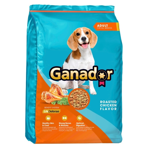 Hạt Ganador Adult cho chó trưởng thành vị Gà nướng Xá 20 Kg (50x400g