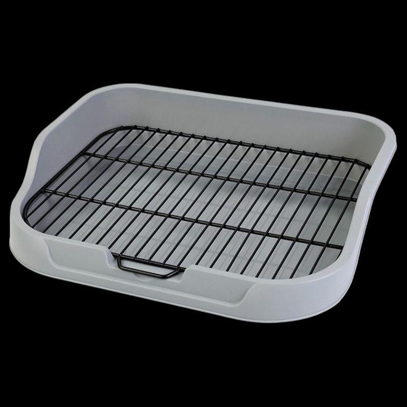 Khay vệ sinh cho Cún có thành cao 48*36.5*8.5cm - lưới thép