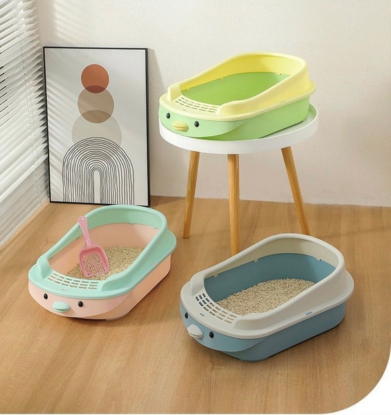 Khay vệ sinh cho Mèo hình con heo 50x36x17