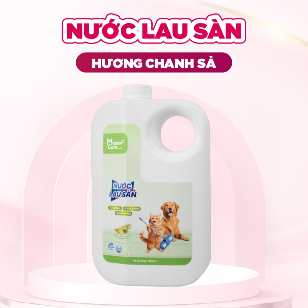 Nước Lau Sàn Master Care For Pet - Phòng Ngừa Lây Nhiễm Giun Sán Cho Chó Mèo