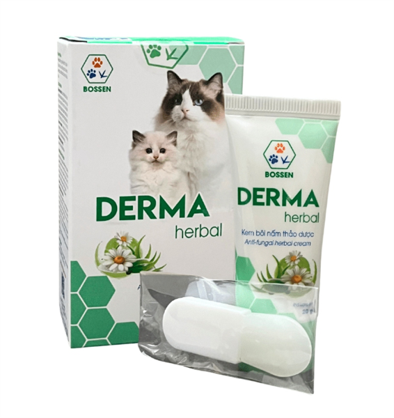 Kem Bôi Nấm Thảo Dược Cho Mèo - Bossen- 20gr