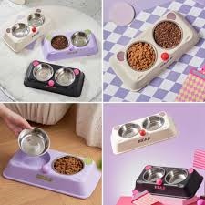 Bát ăn đôi inox gấu Bear