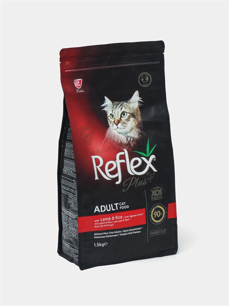 Thức ăn hạt cho mèo lớn Reflex Plus adult vị cừu gạo 1.5KG