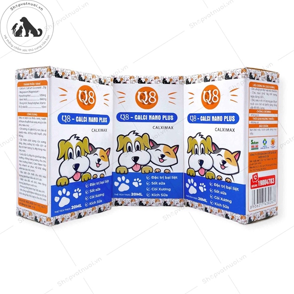 Canxi Nano Plus cho Chó - Mèo