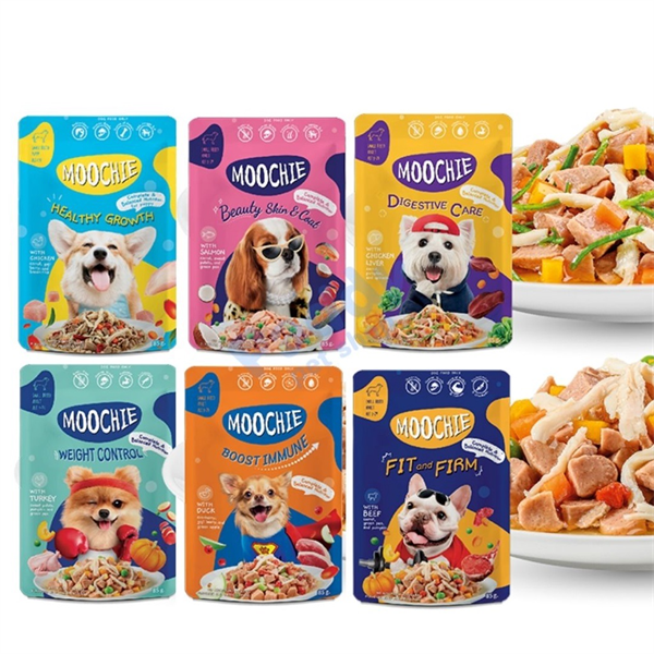 Pate Moochie cho chó gói 85g - Nhiều vị