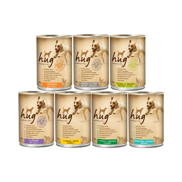 Pate Cho Chó Mọi Lứa Tuổi Hug 400G - Nhiều vị