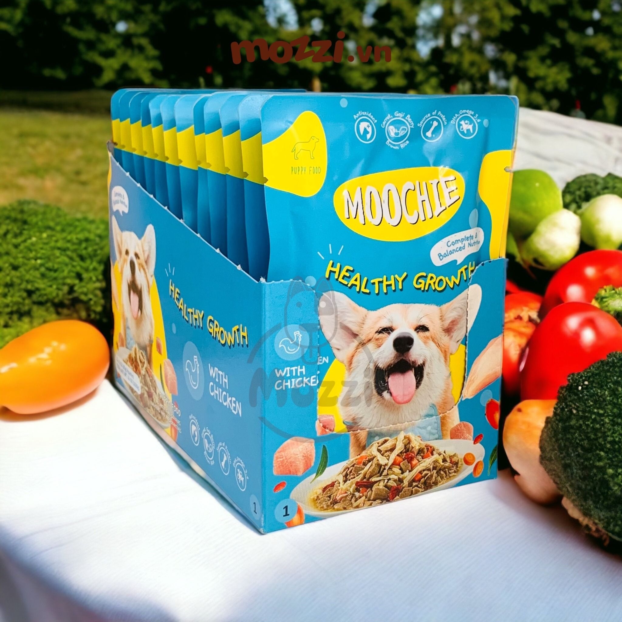 Pate Moochie cho chó gói 85g - Nhiều vị