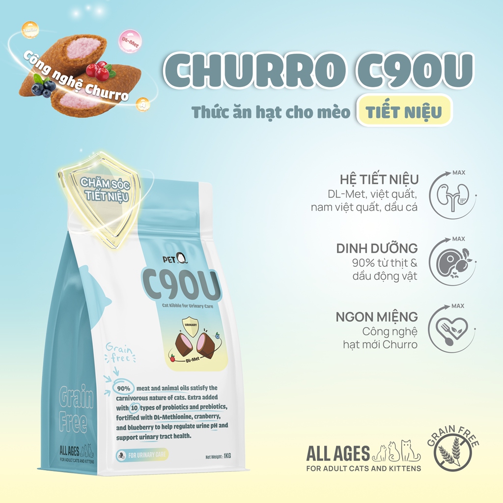 Hạt Mèo - PetQ Churro - 1Kg