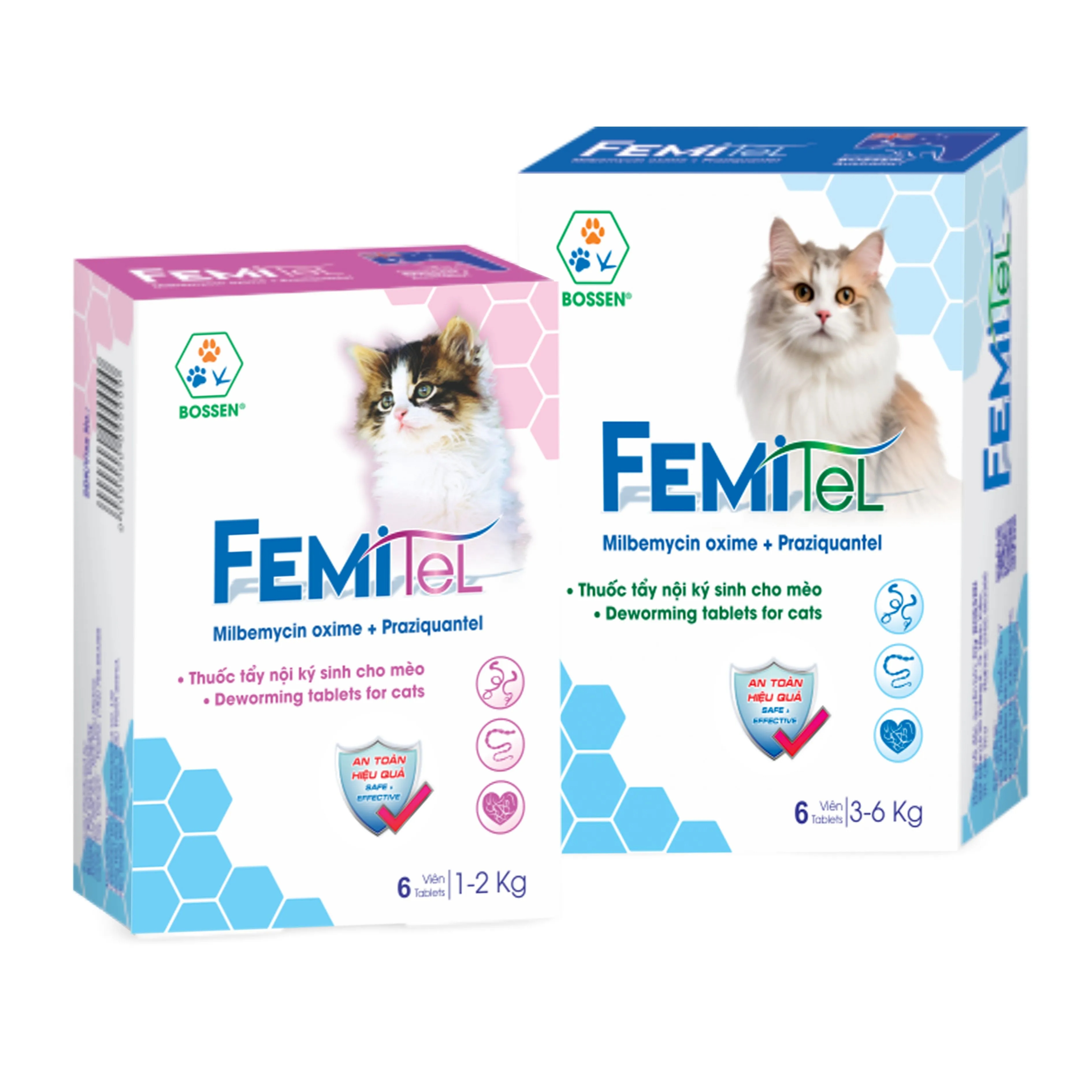 Thuốc xổ giun cho mèo FEMITEL