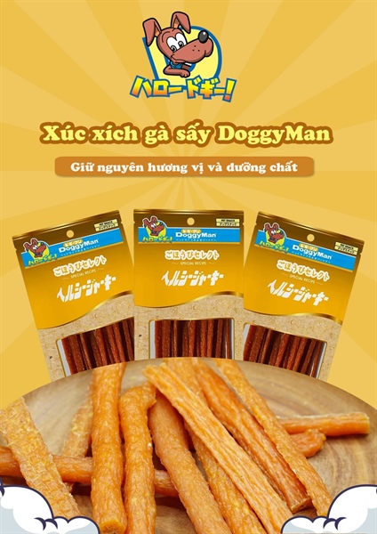 Xúc xích gà sấy 80gram