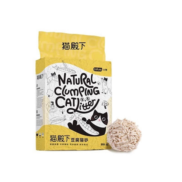 Cát đậu nành CATURE 6L - 2.4kg - Nội địa ( Vàng)