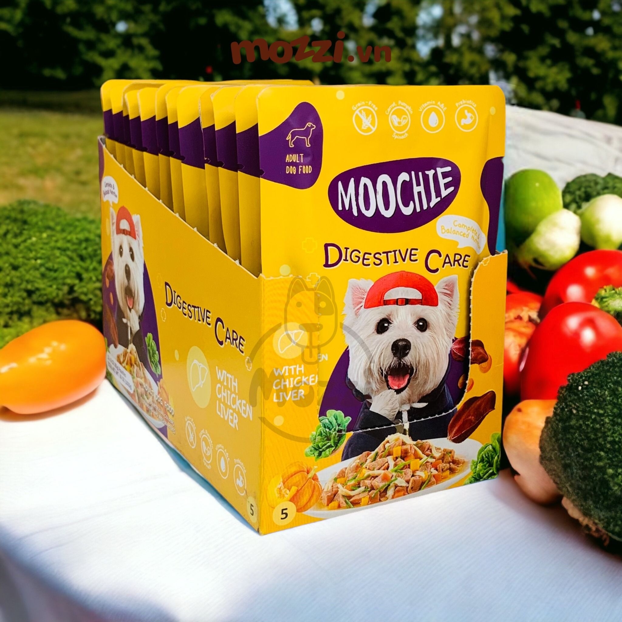 Pate Moochie cho chó gói 85g - Nhiều vị