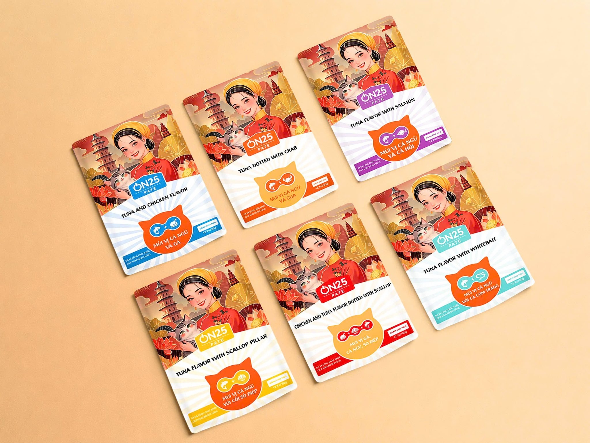 Pate mèo - ON 25 - Nhiều vị - 80gram