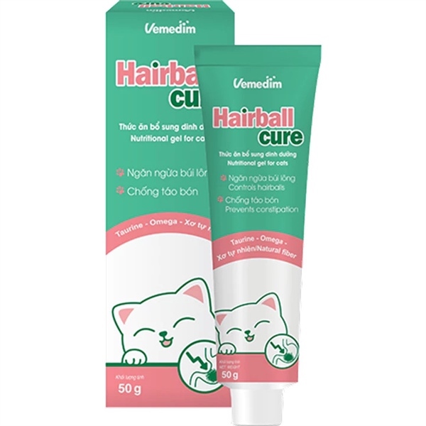 Hairball Cure gel tiêu búi lông 50g