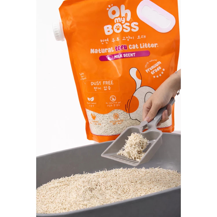 Cát Mèo Đậu Nành - Oh Boss - 2.5Kg